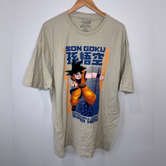 Seven Times Six Dragon Ball Z Men's Son Goku Super Hero Crewneck Shirt - Picture 2 of 5